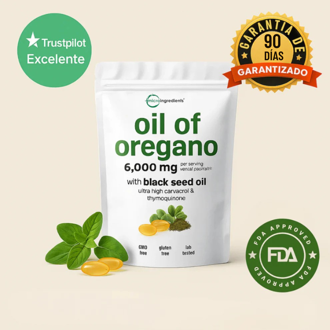 Cápsulas blandas de aceite de orégano - Siente la diferencia en 14 días