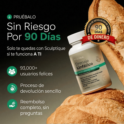 Nueva fórmula de máxima potencia: cápsulas de drenaje linfático de Sculptique™