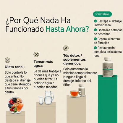 Nueva fórmula de máxima potencia: cápsulas de drenaje linfático de Sculptique™.