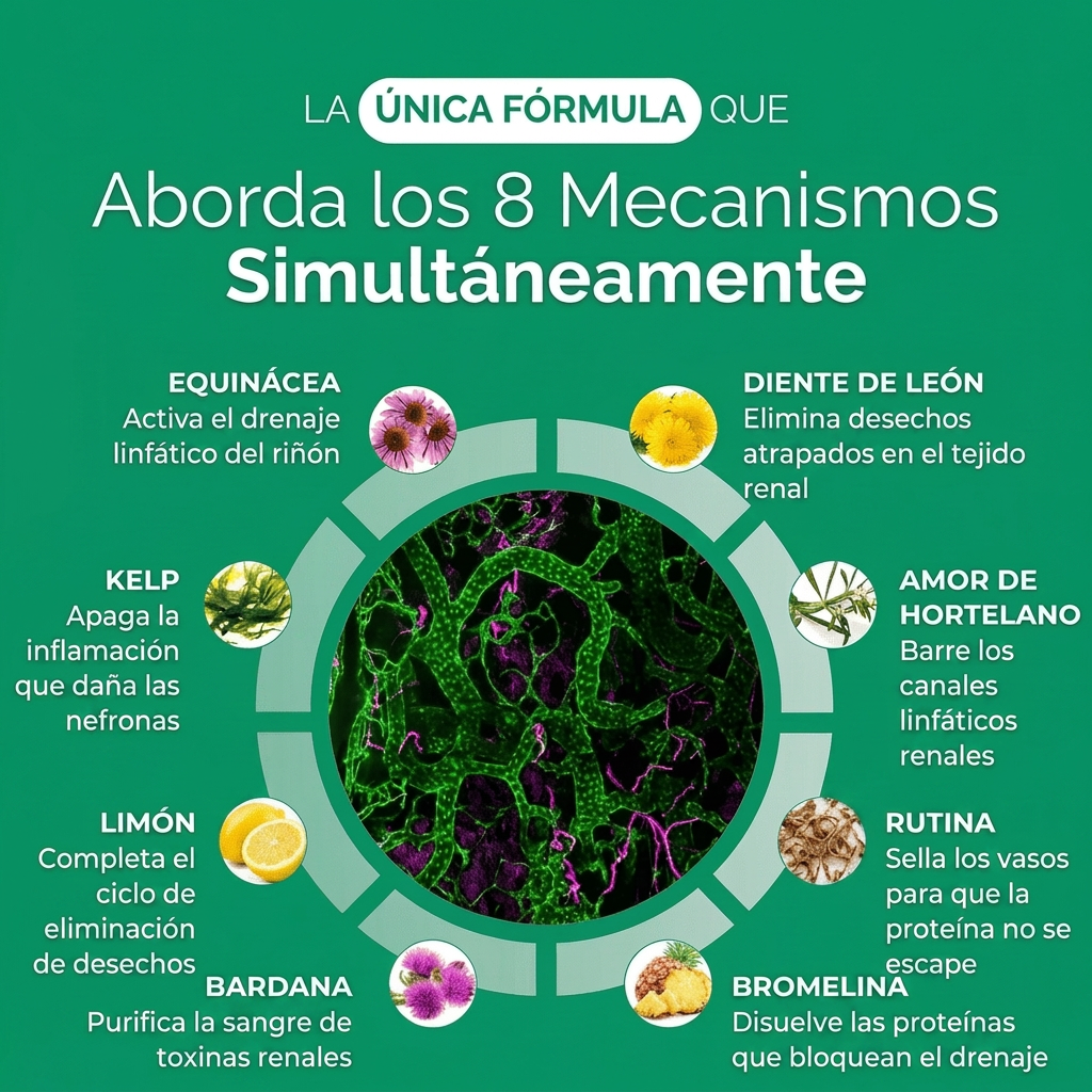Nueva fórmula de máxima potencia: Cápsulas de drenaje linfático renal de Sculptique™ - Orina Espumosa